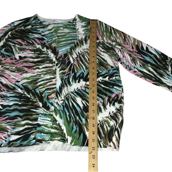 Avenue Multicolored Button Down Cardigan - Women’s 14/16 - Picture 5 of 14